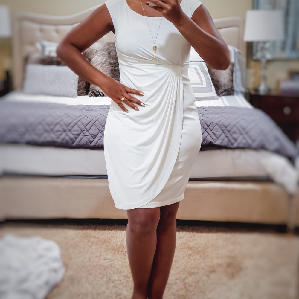 Classic Ivory Lined Dress 4P